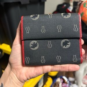 Designer Black and Red Women's Wallet